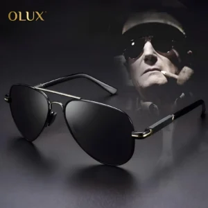 Lunettes de soleil polarisées UV400 pour homme, Aviators design